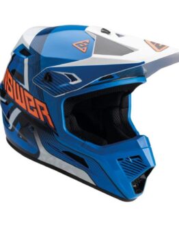 AR1 Vendetta Helmet Blue/White/Orange Youth - Small