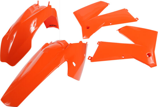Acerbis Orange Plastic Kit 4-Piece Fits KTM