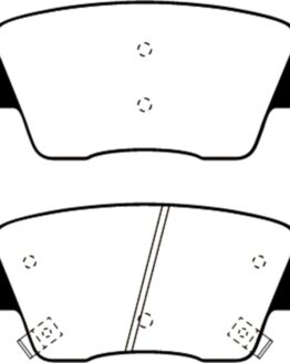 EBC Yellowstuff Rear Brake Pads Semi-Metallic DP42344R Fits 2019+ Veloster N