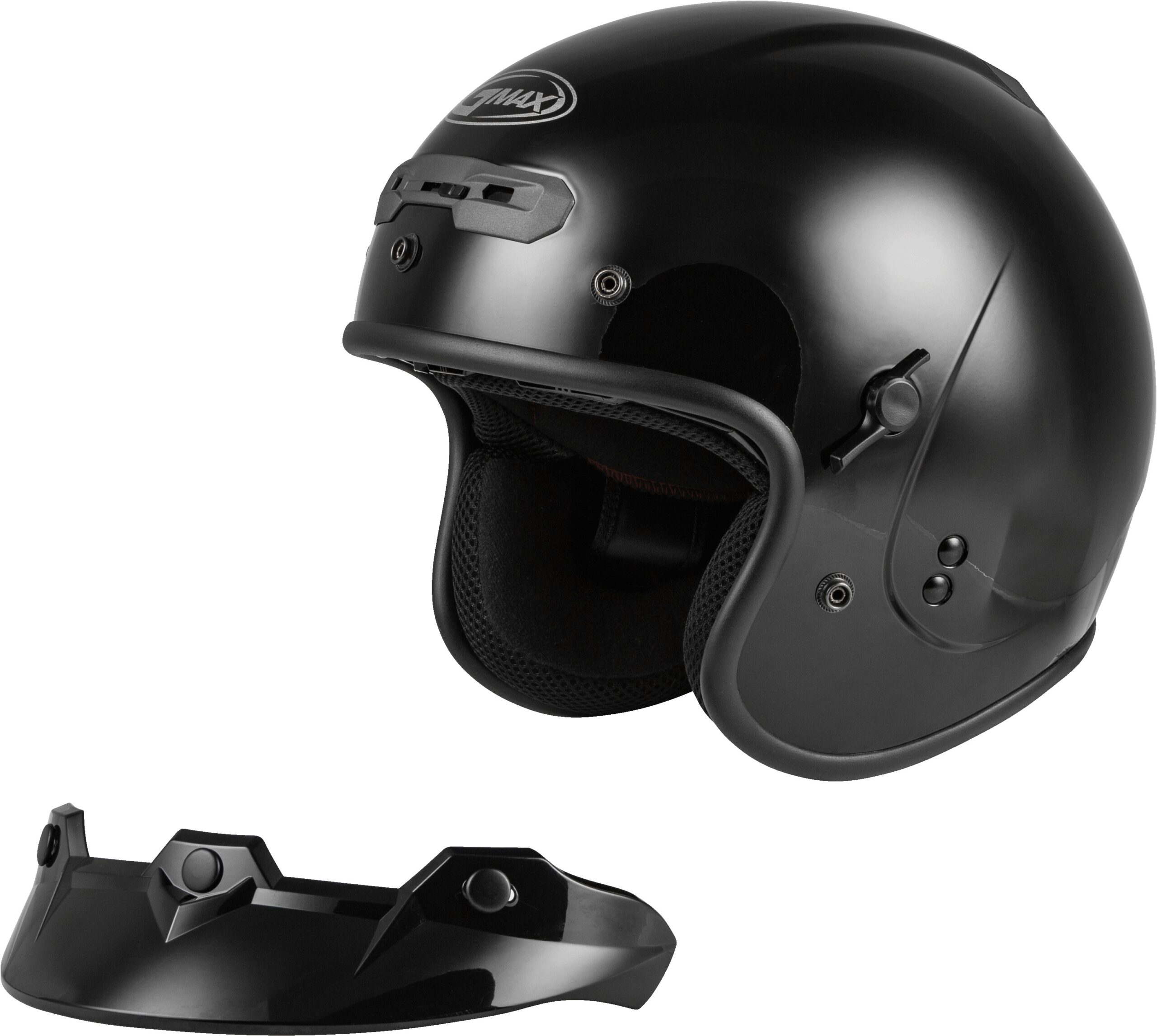 GMAX GM-32 Open-Face Helmet Black X-Small - Image 4
