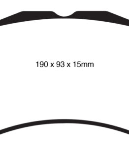 EBC Yellowstuff Front Brake Pads Semi-Metallic DP41853R Fits 16+ Cadillac ATS-V