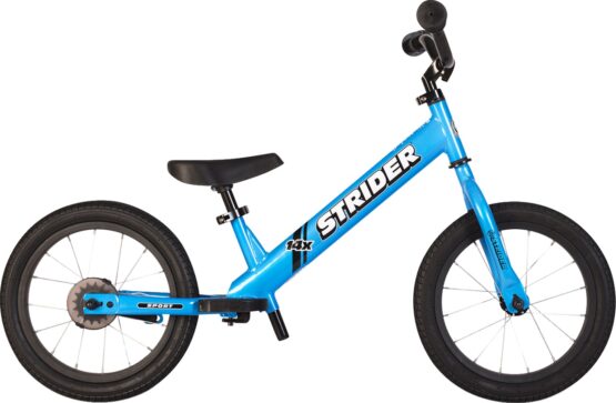 Strider 14x Sport Convertible Balance Bike Blue 14 Inch Wheels Ages 3-7 - Image 3