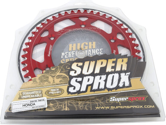 Supersprox Aluminum Rear Sprocket 48T Red - Image 2