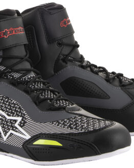 Alpinestars Faster-3 Knit Shoe Black/Gray/Yellow Fluo Size 11.5