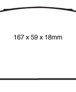 EBC Greenstuff Front Brake Pads DP61837 Fits 2010+ Lexus RX350 3.5 Japan