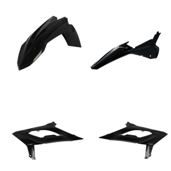 Acerbis Plastic Kit Black For Beta 300 RX 2023-2024
