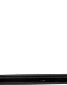 HardDrive 1in Z-Bar Dimpled 8in Gloss Black Handlebars For Harley Davidson