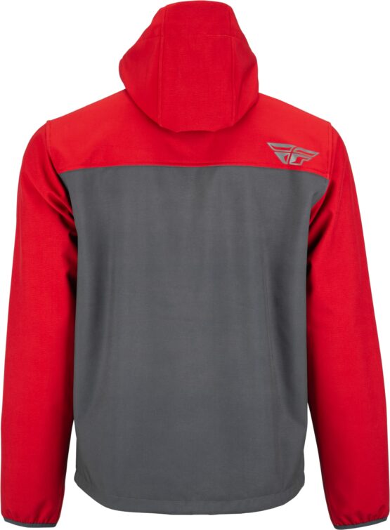 Fly Racing Checkpoint Jacket Grey/Red Large - Image 2