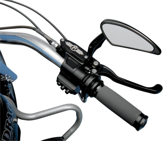 Performance Machine Contour Wrapped Grips Black Ano Dual Cable - Image 3