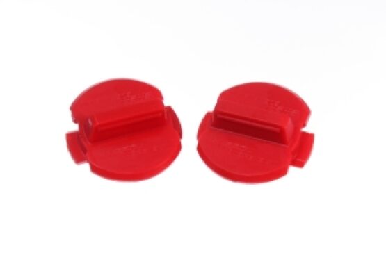 Footwell Drain Plug Set - Red Polyurethane