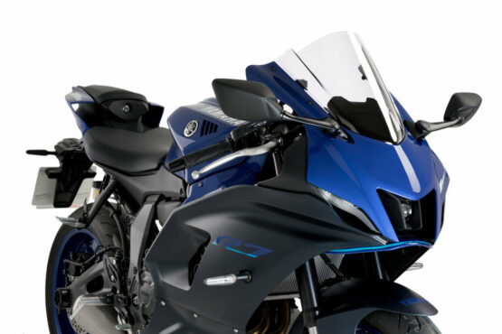 PUIG Z-Racing Clear Windscreen For Yamaha YZF-R7 2022-2025, YZF-R6 - Image 2