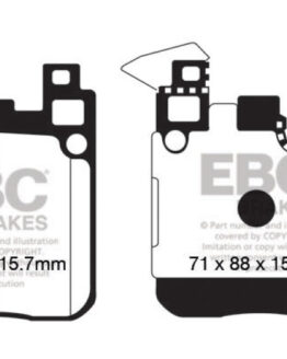 EBC Redstuff Ceramic Rear Brake Pads DP32133C Fits 14+ BMW M3 F80