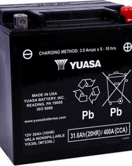 YIX30L AGM Factory Activated Maintenance Free VRLA Battery