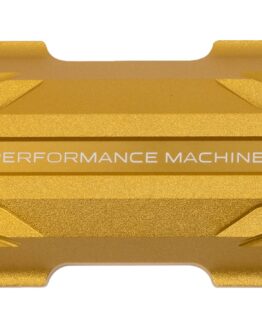 Performance Machine Phatbar Gauge Relocation Adapter Gold Ops