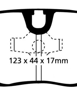 EBC Bluestuff Rear Brake Pads Semi-Metallic DP5690NDX Fits 92-95 BMW M3 E36