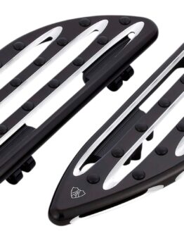 Arlen Ness Deep Cut Black Driver Boards