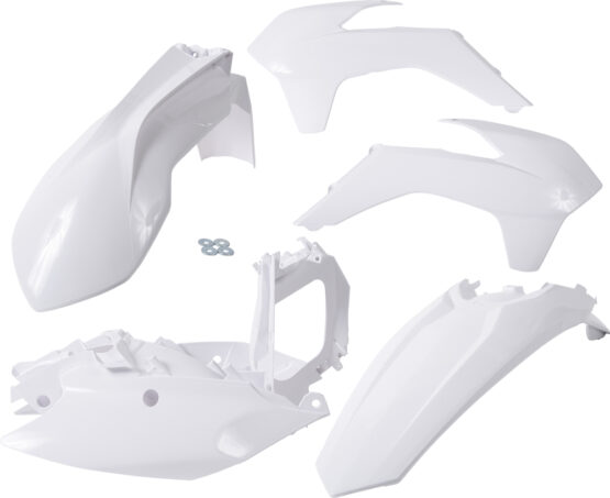 Acerbis White Plastic Kit 5 Piece Set
