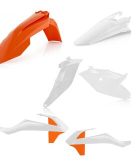 Acerbis Plastic Kit - White Fits 2018-2024 KTM SX85 / 2021-2024 GasGas MC85