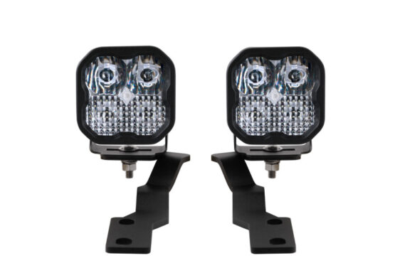 Diode Dynamics SS3 LED Ditch Light Kit White Combo Fits 16-21 Toyota Tacoma