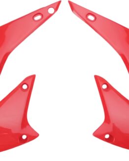 UFO Red Radiator Shrouds Fits Honda CR125/250 2002-2007