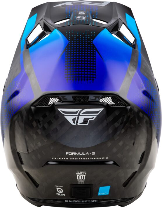 Fly Racing Formula S Carbon Protocol Helmet XL Black/Blue - Image 2