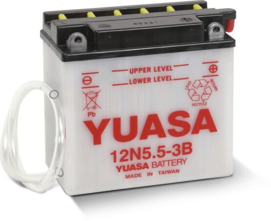 Yuasa 12N5.5-3B Conventional 12 Volt Battery - Image 2