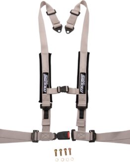 Moose Auto Buckle Seat Harness 2" 4PT Gray