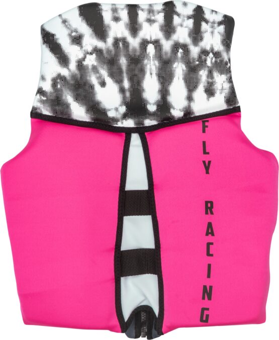 Fly Racing Women's Neoprene Flotation Vest Neon Pink/White/Black XL - Image 2