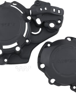 Acerbis X-Power Engine Cover Kit Black For KTM Husqvarna GasGas 250 300