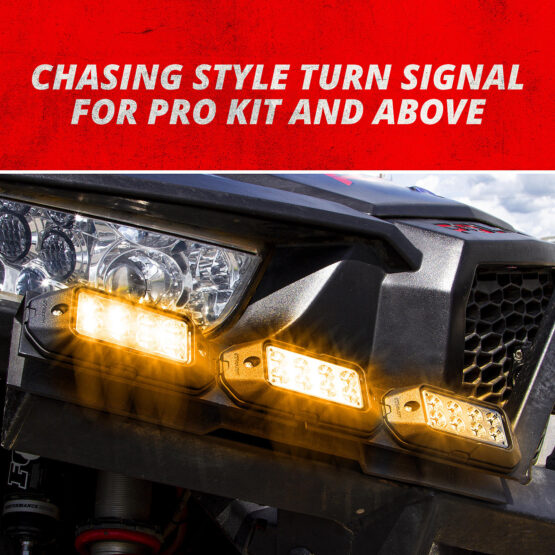 14 Piece Pro UTV Turn Signal Brake Light Horn Kit - Image 2