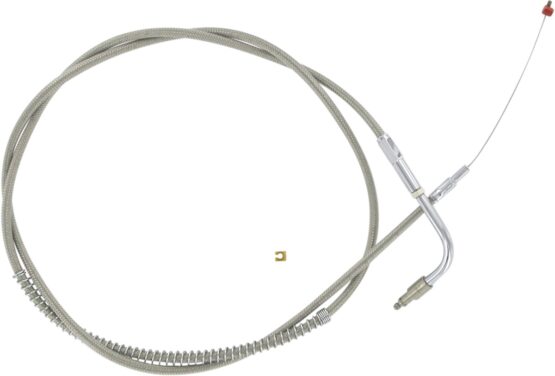 Barnett Clear Coat Throttle Cable SS +6 49.5 in.