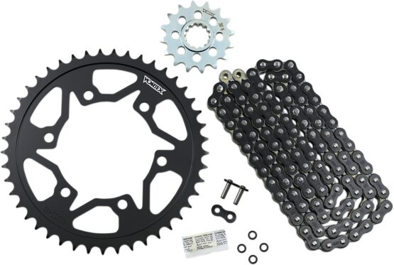 Vortex Chain and Sprocket Kit Black For Yamaha MT-09 FZ-09 XSR900