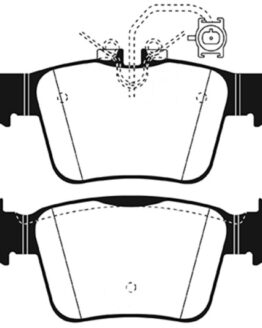 EBC Greenstuff Rear Brake Pads DP22315 Fits 2017+ Alfa Romeo Giulia 2.0L Turbo