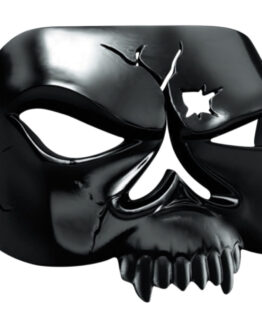 Kuryakyn Zombie Taillight Cover Black Smoke 3D Skull Design