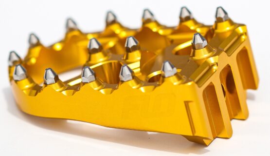 FLO Motorsports Touring Brake Pedal Tip Gold For Harley Touring Models