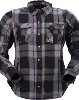 Z1R Ashwood Flannel Jacket Womens Purple XS