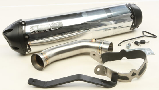 S1R "Black" Slip On Exhaust - Aluminum