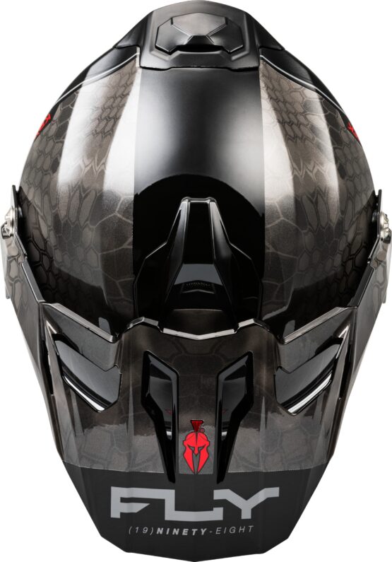 Fly Racing Trekker Kryptek Conceal Helmet Black/Grey/White XL - Image 3
