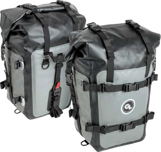 Giant Loop MotoTrekk Panniers 50L Gray/Black Pair - Image 5