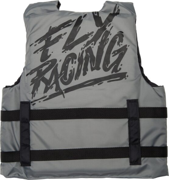 Fly Racing Youth Flotation Vest Grey/Black Unisex - Image 2