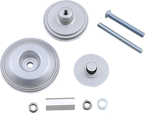 Kuryakyn Lodestar Rear Axle Sliders Silver Fits BMW R1200/1250 R Nine T - Image 2