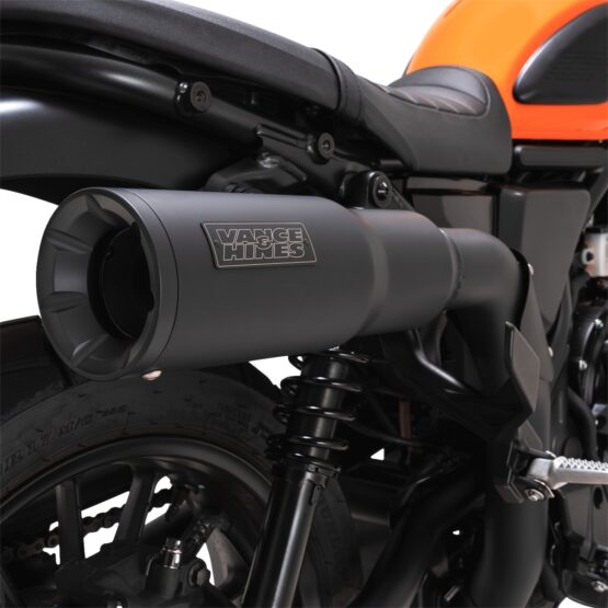 Vance & Hines Black Slip-On Exhaust Fits Honda CL500 Scrambler - Image 2