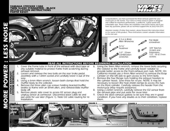 Twin Slash Staggered Black Full Exhaust - Image 2