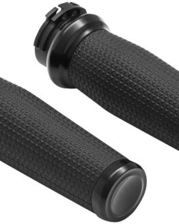 Black Thresher Grips - Dual Cable
