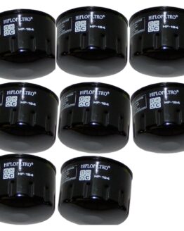 HF184 Oil Filter - Black - 8 Pack