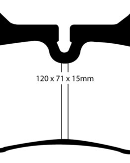 EBC Bluestuff Front Brake Pads Semi-Metallic For 03-04 Infiniti G35 Brembo