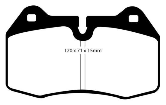 EBC Bluestuff Front Brake Pads Semi-Metallic For 03-04 Infiniti G35 Brembo