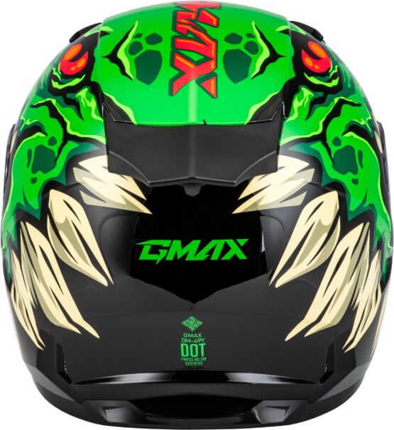 GMAX Youth GM-49Y Drax Helmet Green Medium - Image 2