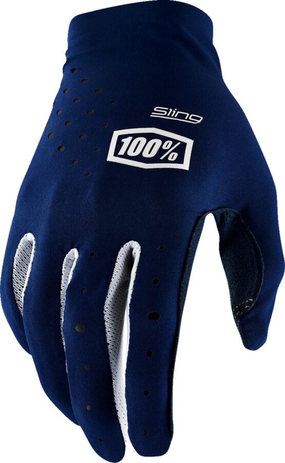 100% Men's Sling MX Gloves Navy XL for Off-Road/ATV