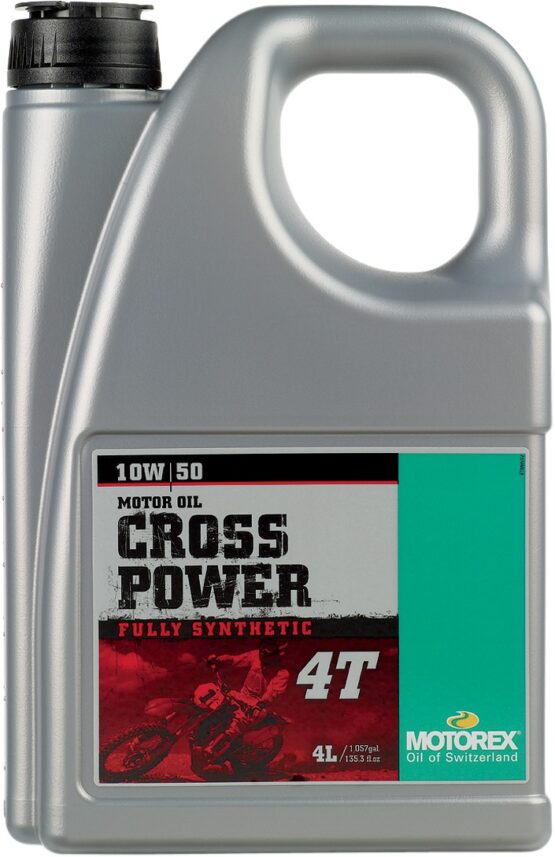 MOTOREX CROSS POWER 4T 10W50, 4 LITER